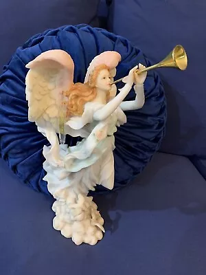 1996 Roman Seraphim Classics Annalisa Joyful Spirit 81465 Angel Figurine 12” • $149.99