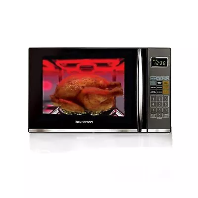 Emerson 1.2 CU. FT. 1100W Griller Microwave Oven With Touch Control Stainles... • $208.34