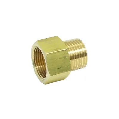 1/2 NPT Male To M22 X 1.5 Female Metric Gauge Sensor Adapter Brass Pipe Fitting • $10.99