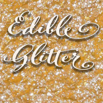 Edible Glitter Flakes - 100% Made From Food Items FDA Approved - Multiple Colors • $7.49