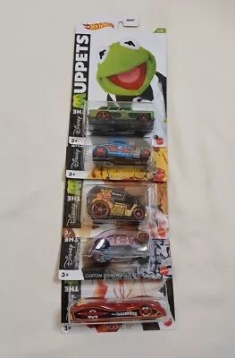 Hot Wheels Muppets 2020 Set Kermit Animal Miss Piggy Fozzie Gonzo SEALED • $7