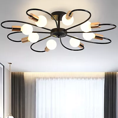 Bedroom LED Ceiling Lamp Light Fixture Sputnik Chandelier Lighting Flush Mount • $56.99