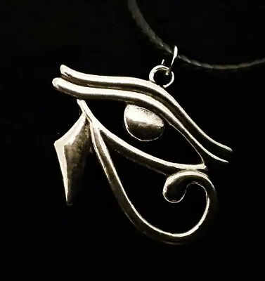 Egyptian Eye Of Horus Necklace Charm Egypt God Pendant 2.7cm X 3.3cm • £3.50