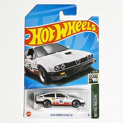 Hot Wheels 2023 Alfa Romeo GTV6 3.0 (White) Retro Racers • $10.99