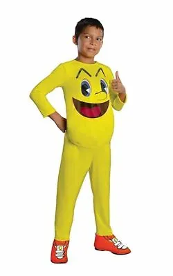 Licensed Pac Man Video Game Fancy Dress Halloween Fun Costume • $37.24