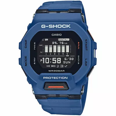 Casio G-SHOCK GBD200-2 G-SQUAD Training Bluetooth Mobile Link Men`s Watch GBD200 • $148.50