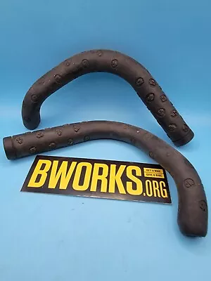 Vintage GT Bull Horn Bar Bullmoose Handlebar Grips Black MTB 90's Mtn Bike   A8 • $32.40