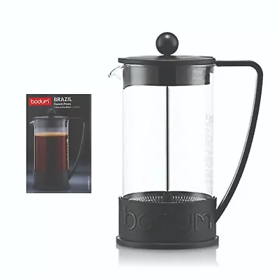 Bodum Brazil 1 Litre French Press Coffee Maker 8-Cup Black Home Cafe  • $31.99