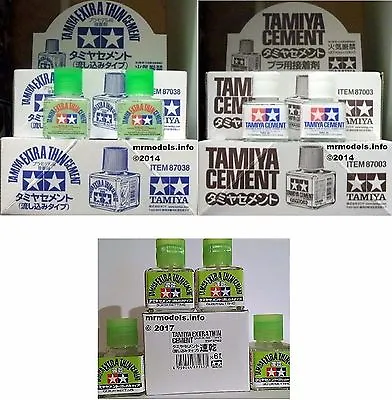 Tamiya Cement / Tamiya Extra Thin Cement / Tamiya Quite Setting Extra Thin New • £4.25