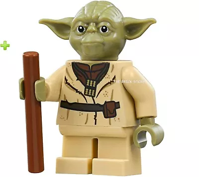 Lego Star Wars - Rare Dagobah  Jedi Yoda Figure + Gift - 75208 - 2019 -  New • £99.91