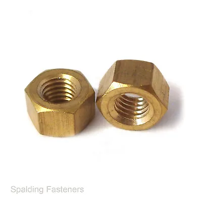£2.78 • Buy Solid Brass UNF (AF) Imperial Fine Manifold Exhaust Nuts 5/16  3/8  & 7/16 
