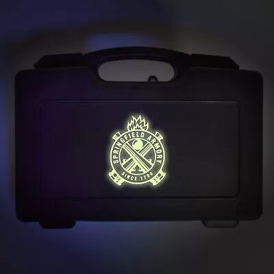 Springfield Armory Vinyl Decal Sticker For Gun Case White / Glow In The Dark • $6