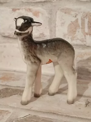 Vintage Lomonosov Porcelain Lamb Ornament Russian USSR Goat • £13.99