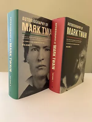 Autobiography Of Mark Twain Volumes 1 & 2 HC/DJ • $38