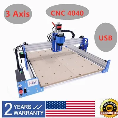 3 Axis CNC Router Engraver Engraving Cutting 4040 Wood Carving Milling Machine • $394.25