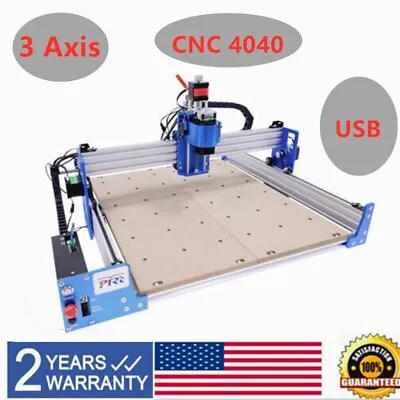 4040 CNC Router Machine 3-Axis Wood Carving Milling Engraving Machine Spindle • $394.25