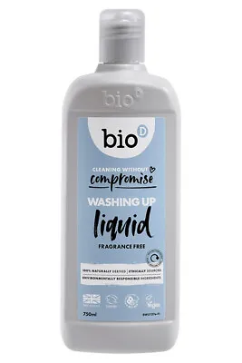 Fragrance Free Washing Up Liquid 750ml (Bio-D) • £6.83