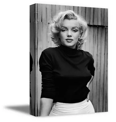 Marilyn Monroe Photo Print Wall Decor Monroe Fan Gifts Framed Canvas Hanger • $19.95