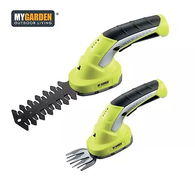 Cordless Electric Shear Trimmer 7.2V Garden Grass Shrub Hedge Pruner - 2 In 1 • £23.75