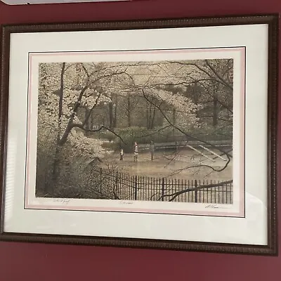 $999.99 • Buy Harold Altman Artist Proof Titled Seesaws Signed Framed And Matted  Lithograph