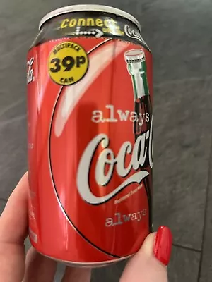 Vintage Coca Cola Coke Empty Mobile Phone Offer Can • £10