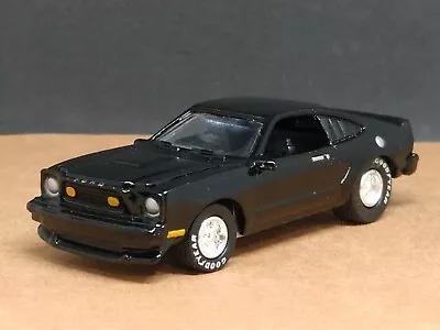 76 Ford Mustang Cobra Ii 2nd Generation 1/64 Scale Collectible Muscle Car Black  • $16.99