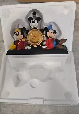 Disney Mickey Mouse Through The Years 75 Years Of Love And Laughter Desk Clock  • $34.99