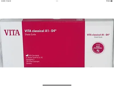 NEW IN BOX Original Dental VITA Classical Tooth Shade Guide A1-D4 GERMANY • $88