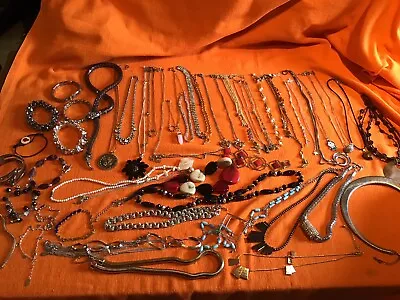Job Lot Of Necklaces And Braclets • £9