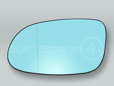 Blue Heated Door Mirror Glass And Backing Plate LEFT Fits 1998-2002 MB CLK W208 • $41.90