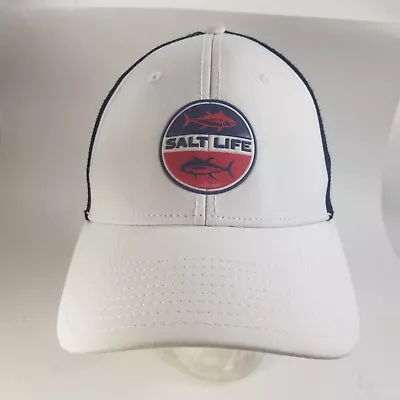 $13.99 • Buy Salt Life Mesh Trucker Hat Cap Fish FITTED Medium One Size Mesh