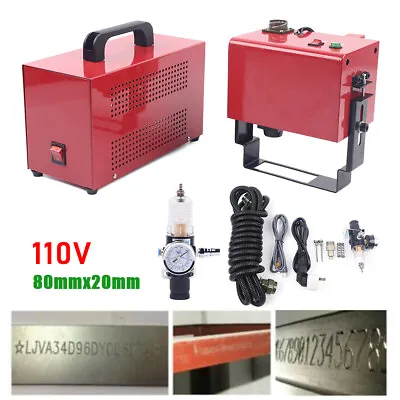 Pneumatic Dot Peen Marking Machine VIN Code Number Engraving Embossing Stamping  • $573.30