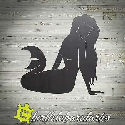 Sexy Mermaid Plasma Cut Metal Wall Art Hanging Home Decor • $53