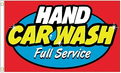 £9 • Buy Hand Car Wash Polyester Flag