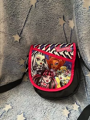 Monster High - Canvas Crossbody Purse - Used- Perfect For Goth/scene Outfits  • $15