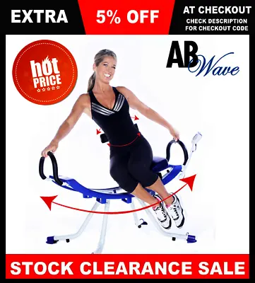 AB Cardio Wave Exercise Swing Crunch Home Gym Exercise Good For Woman Was $84 • $99.99