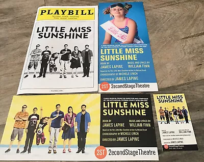 Little Miss Sunshine Playbill Stephanie J. Block  Will Swenson 2013 & Flyers • $14.99