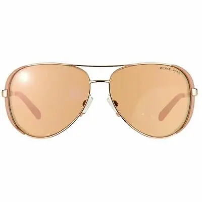 Michael Kors Womens Chelsea MK 5004 1017R1 Rose Gol Aviator Sunglasses Brand New • $54.99