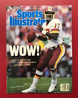 Sports Illustrated Magazine Feb 1998  Wow!  Washington Redskins Doug Williams • $10