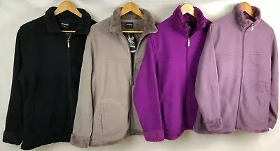 Ladies Polar Fleece Full Zip Jacket Jumper Soft & Cosy 6 Colors Size XS - XXL  • $28.95