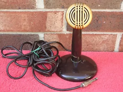 Astatic Vintage Desk Microphone R64516 Art Deco 1950's Collectable For Parts • $149.95