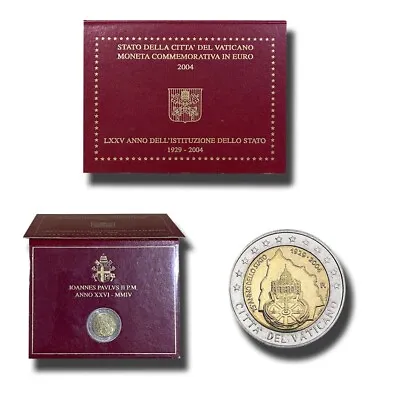 2004 Vatican - 2 Euro Commemorative Coin • $260