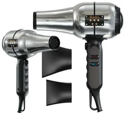 Wahl Professional 5 Star Barber Hair Dryer 2200W Tourmaline Ionic+2 Nozzles • $88.50