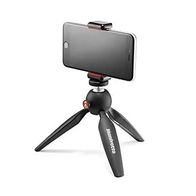 Manfrotto MKPIXICLAMP-BK  Mini Tripod With Universal Smartphone Clamp For IPhone • £33.49