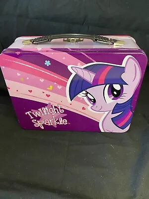 My Little Pony TWILIGHT SPARKLE / PINKIE PIE Lunch Box Collector Tin 2013 Metal • $16.99