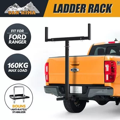 San Hima Ladder Rack Roof Rack Tow Bar Hitch 4WD For Ford Ranger XLT Wildtrak • $159.95