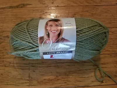 NEW Lion Brand Yarn Vanna's Choice Dusty Green 173 Knit Crochet Vanna White • $4