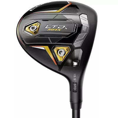 Men's Cobra LTDx MAX Gold Fusion/Black Fairway Wood - RH-RG-7WD-NANOCORE 5 • $159.99