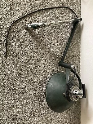 Vtg Industrial Wilmot Castle Lights Wall Mounted Surgical Lamp - Adjustable • $150