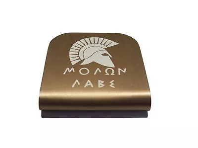 Molon Labe Spartan Copper Hat Clip For Tactical Patch Caps By Morale Tags • $10